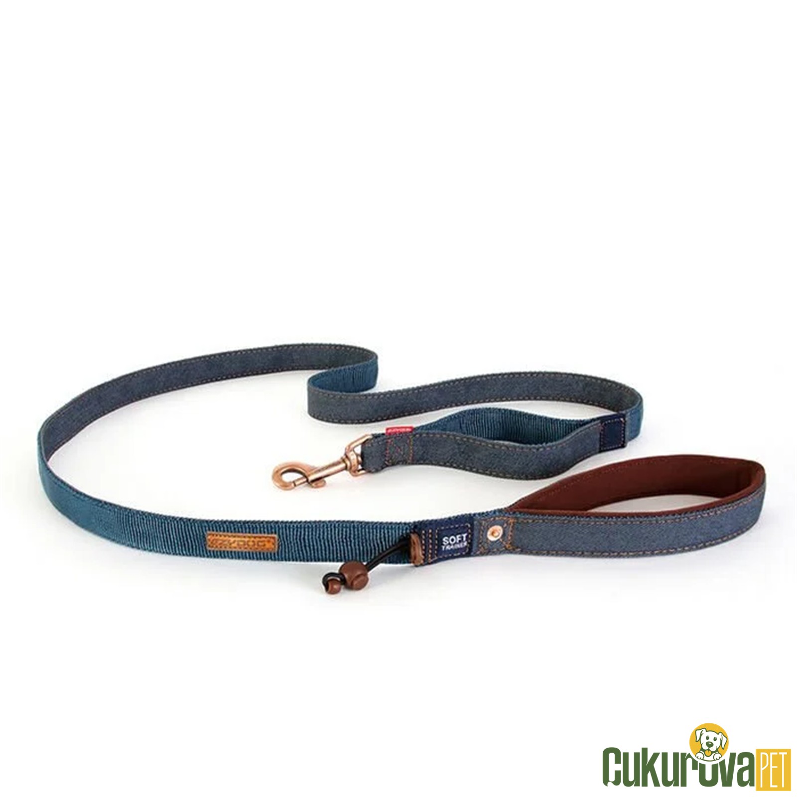 Ezydog Köpek Gezdi̇rme Kayışı Leashes Trainer Soft 181 Cm - Denim