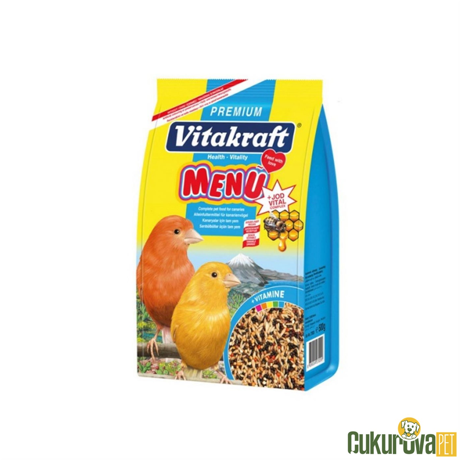 Vitakraft Menu Vital Ballı Kanarya Yemi 500 Gr