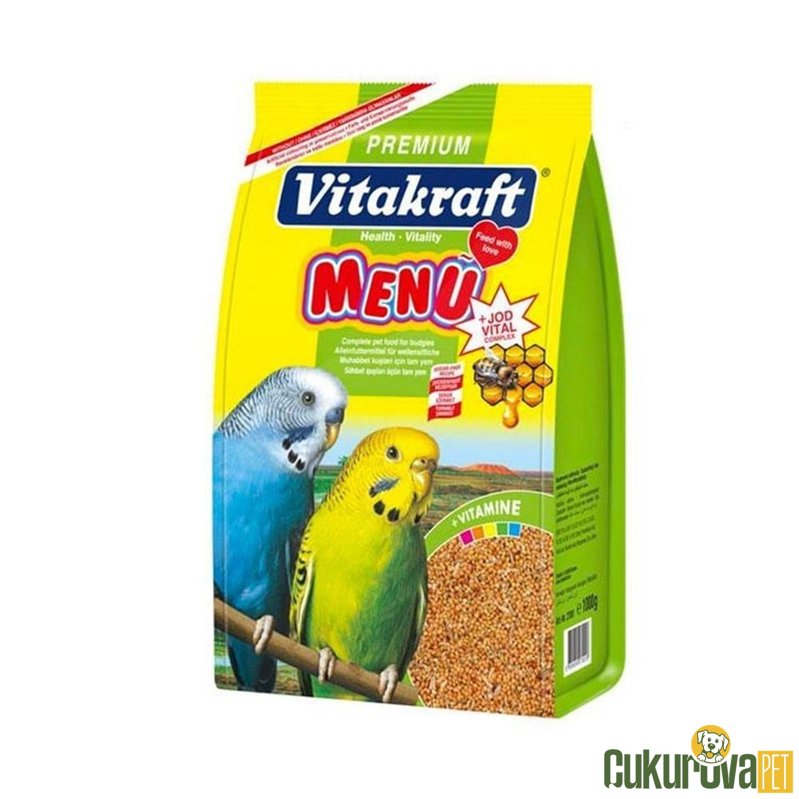 Vitakraft Menu Vital Ballı Muhabbet Kuşu Yemi 1 Kg