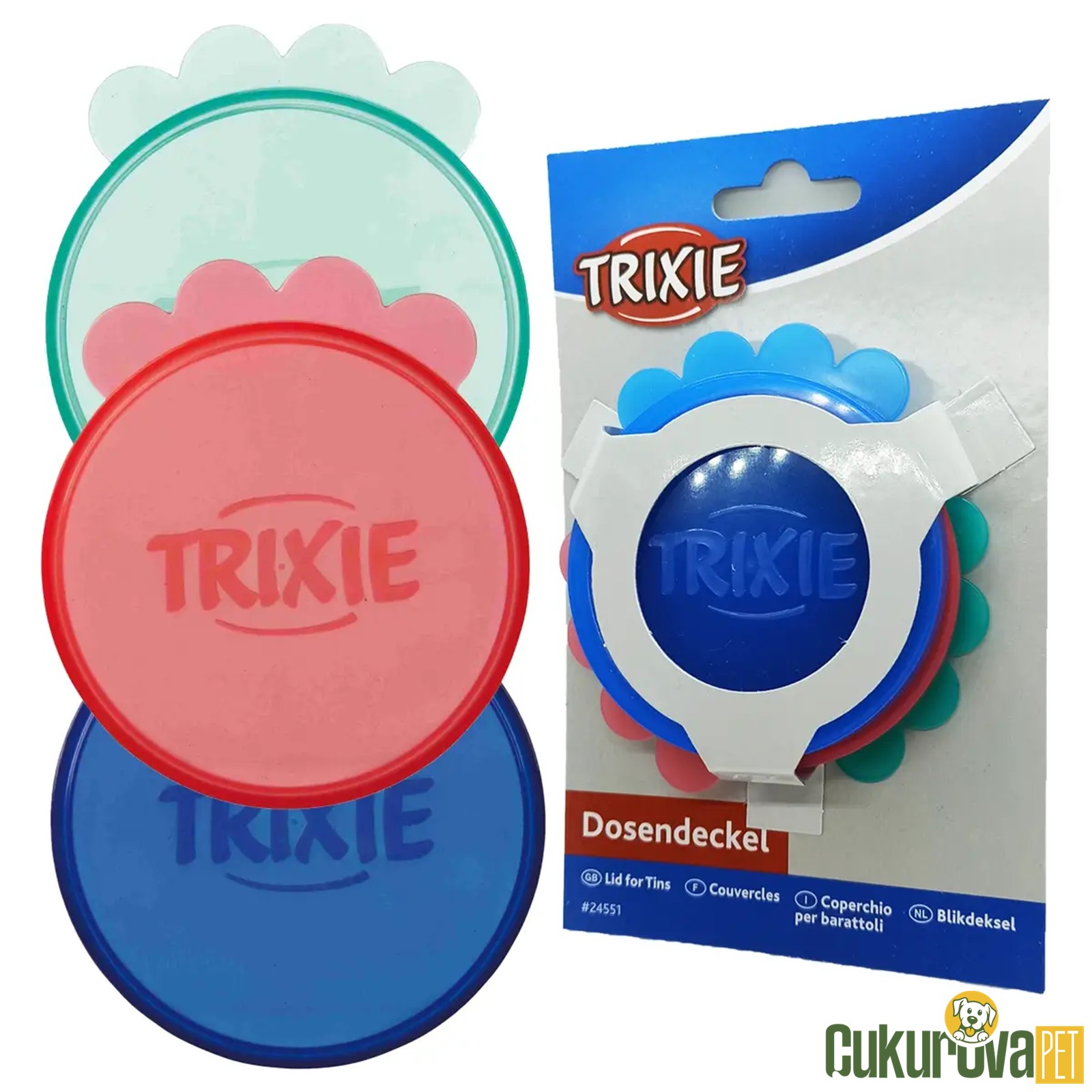 Trixie Konserve Kapağı 7 Cm 3'lü