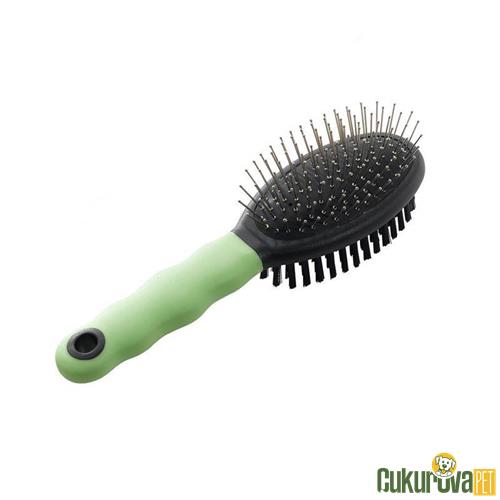 FERPLAST ÇİFT TARAFLI KEDİ & KÖPEK TARAMA FIRÇASI - 19.5 CM