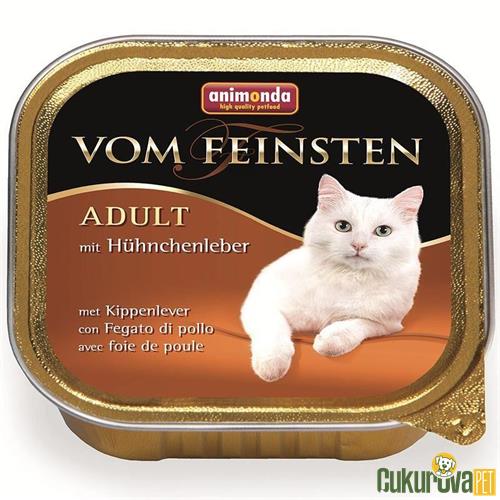 ANIMONDA VOM FEINSTEN TAVUKLU VE CİĞERLİ YETİŞKİN KEDİ KONSERVESİ - 100 GR