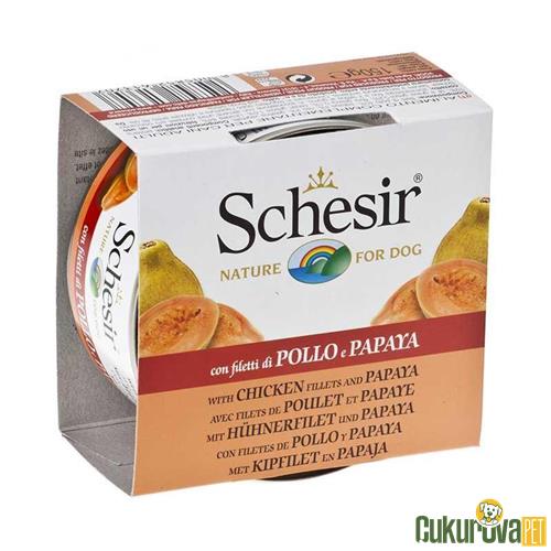 SCHESIR FRUIT TAVUK VE PAPAYALI KÖPEK KONSERVESİ - 150 GR