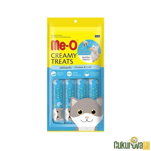 ME-O TAVUKLU VE CİĞERLİ KREMA KEDİ ÖDÜLÜ 4 x 15 GR