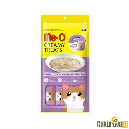 MEO TON BALIKLI VE DENİZ TARAĞI KREMA KEDİ ÖDÜLÜ 4 x 15 GR