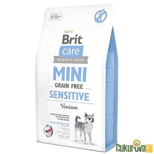 BRIT CARE MINI HASSAS GEYİKLİ TAHILSIZ YETİŞKİN KÖPEK MAMASI 2 KG