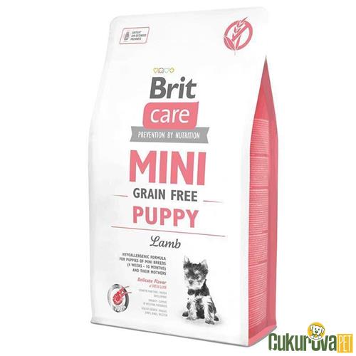 BRIT CARE MINI HYPO - ALLERGENIC KUZULU TAHILSIZ KÜÇÜK IRK YAVRU KÖPEK MAMASI 7 KG