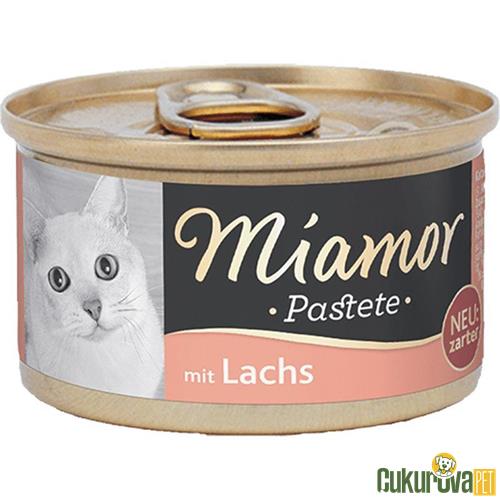 MIAMOR PASTETE SOMONLU YETİŞKİN KEDİ KONSERVESİ 85 GR 