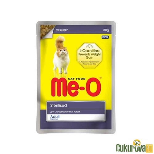 MEO STERILISED TAVUKLU KISIRLAŞTIRILMIŞ KEDİ YAŞ MAMASI 80 GR
