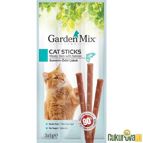 GARDENMIX SOMONLU TAHILSIZ KEDİ ÖDÜL ÇUBUĞU 15 GR ( 3'LÜ )