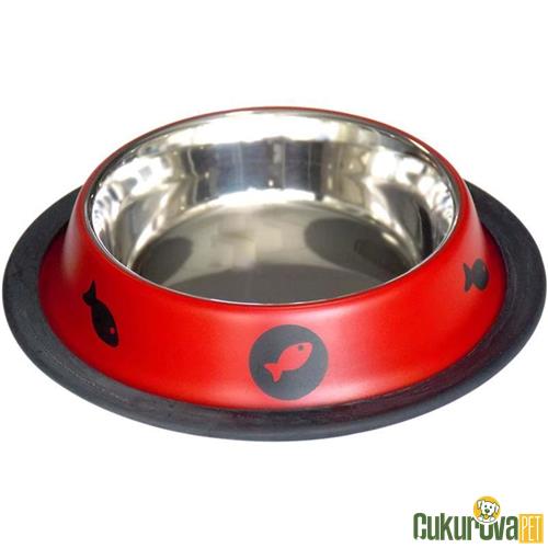 TOMMY KÖPEK ÇELİK MAMA KABI KIRMIZI 32 OZ
