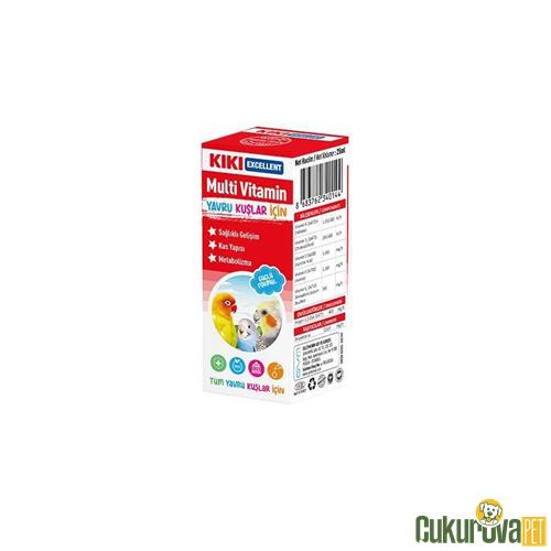 KIKI EXCELLENT MULTİVİTAMİN YAVRU KUŞLAR İÇİN 25 ML