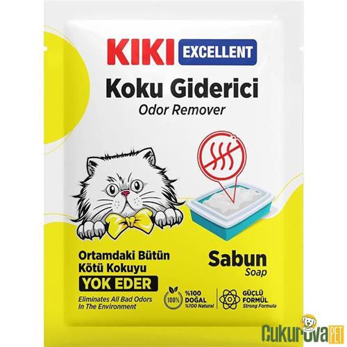 KIKI EXCELLENT KEDİ KUMU KOKU GİDERİCİ SABUN KOKULU 25 GR