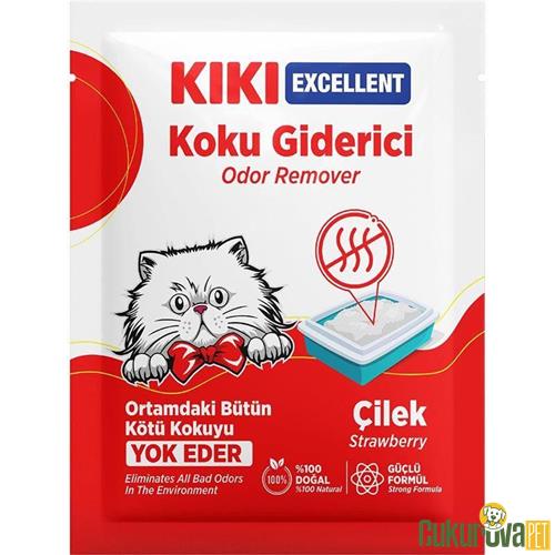 KIKI EXCELLENT KEDİ KUMU KOKU GİDERİCİ ÇİLEK KOKULU 25 GR