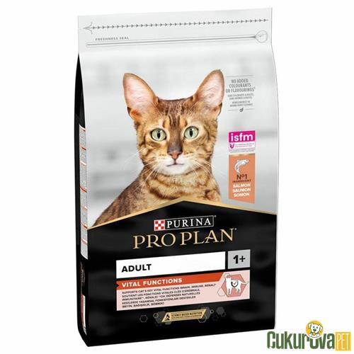 PRO PLAN SOMONLU VE PİRİNÇLİ YETİŞKİN KEDİ MAMASI 10 KG