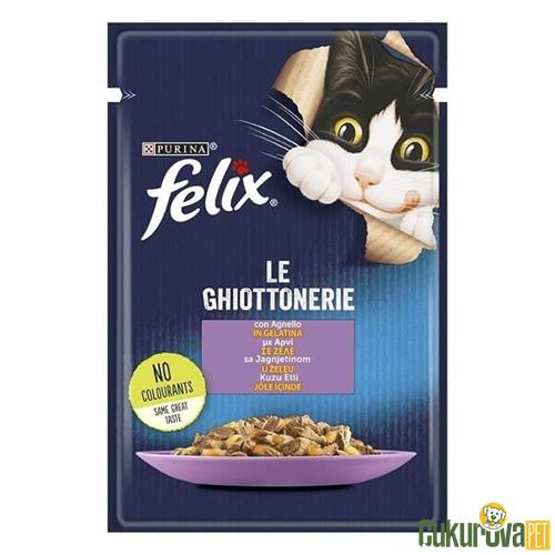 FELIX KUZU ETLİ YETİŞKİN KEDİ KONSERVESİ 85 GR