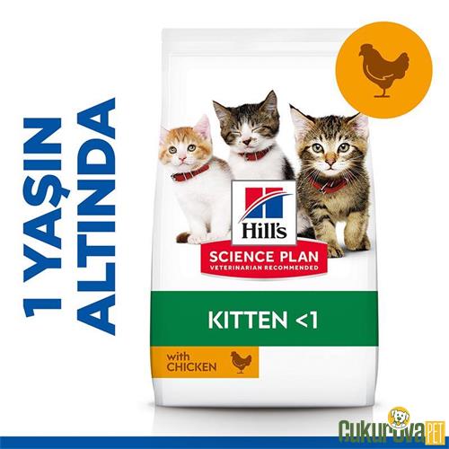 HILL'S SCIENCE PLAN HEALTHY DEVELOPMENT TAVUKLU YAVRU KEDİ MAMASI 3 KG