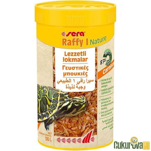 SERA RAFFY I NATURE GAMMARUS KAPLUMBAĞA YEMİ 250 ML 