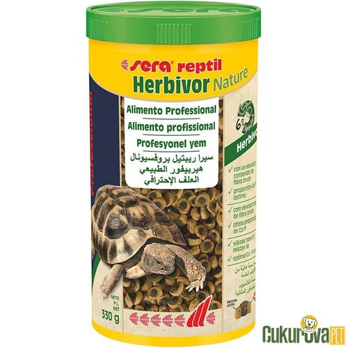 SERA REPTIL HERBIVOR NATURE SÜRÜNGEN YEMİ 1 L - 330 GR 