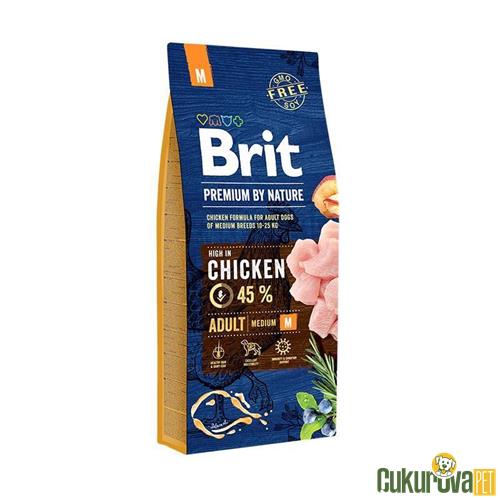 BRIT PREMIUM NATURE TAVUKLU ORTA IRK YETİŞKİN KÖPEK MAMASI 15 KG