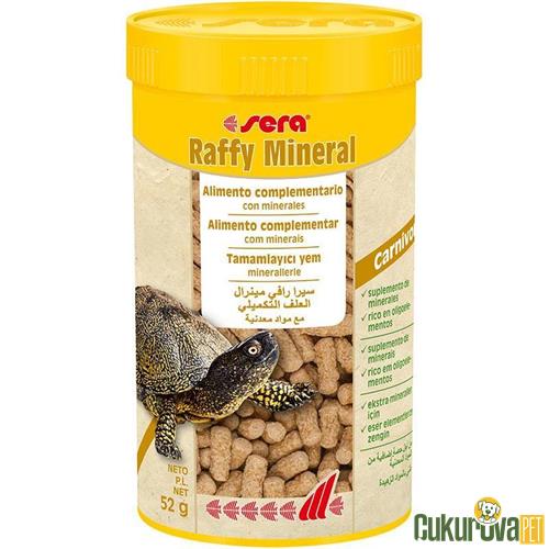 SERA RAFFY MİNERAL KAPLUMBAĞA YEMİ 250 ML 