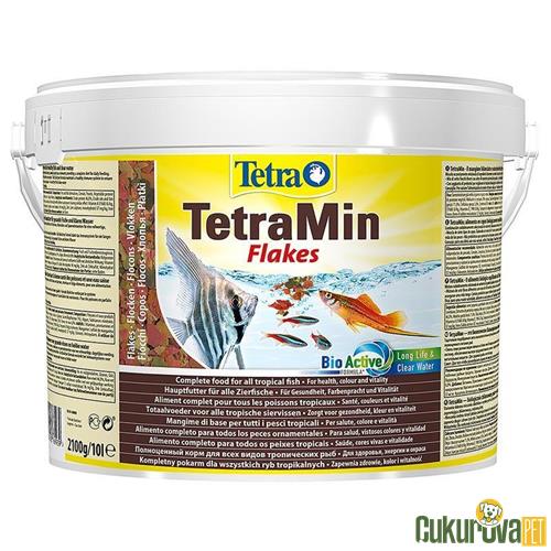 TETRA TETRAMIN FLAKES BALIK YEMİ KOVA 10 L / 2100 GR