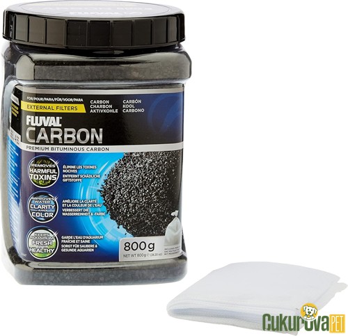 Fluval Carbon / Karbon Kimyasal Filtre Malzemesi 800 Gr