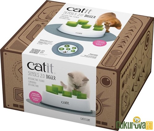 Catit Senses 2.0 Digger Kedi Aktivite ve Zeka Oyuncağı 37 x 37 x 8.4 Cm
