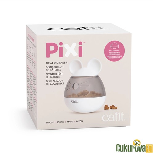 Catit Pixi Ödül Hazneli Fare Kedi Oyuncağı 8 x 10 Cm