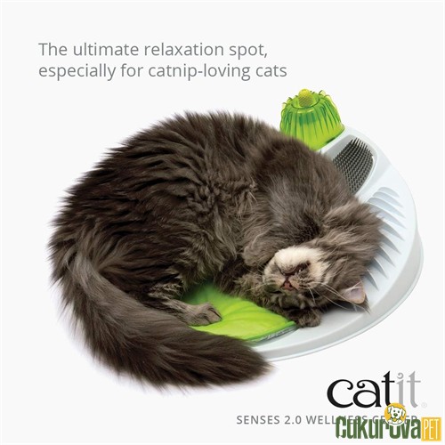 Catit Senses 2.0 Wellness Center Kedi Aktivite ve Zeka Oyuncağı 50 x 15 x 45 Cm