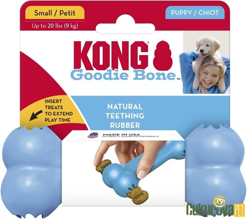 Kong Goodie Bone Yavru Köpek Oyuncağı S - 12 Cm