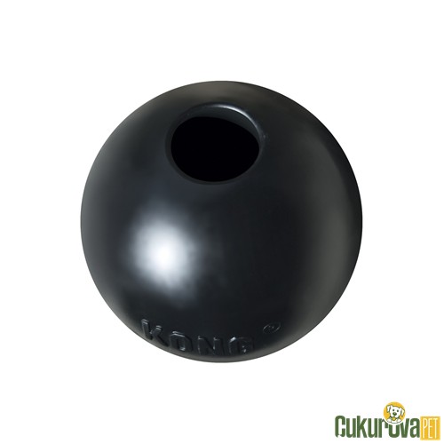 Kong Ball Extreme Plastik Top Köpek Oyuncağı Siyah S - 6 Cm