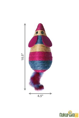Kong Kedi Otlu Fare Kedi Oyuncağı 26 Cm