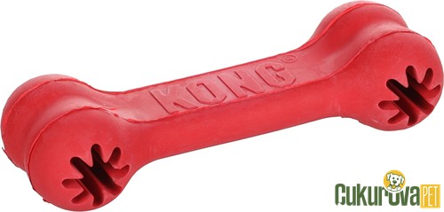 Kong Goodie Bone Sert Kauçuk Köpek Oyuncağı S - 13 Cm