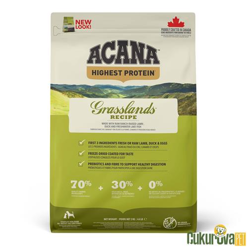 ACANA REGIONALS GRASSLANDS KÖPEK MAMASI 2 KG