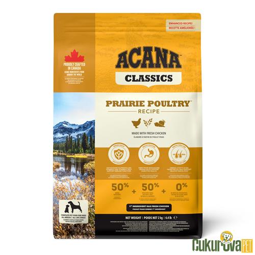 ACANA CLASSICS PRAIRIE POULTRY KÖPEK MAMASI 2 KG