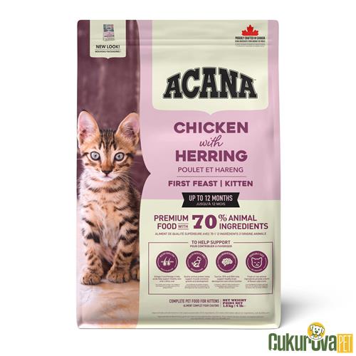 ACANA FIRST FEAST KITTEN YAVRU KEDİ MAMASI 1.8 KG