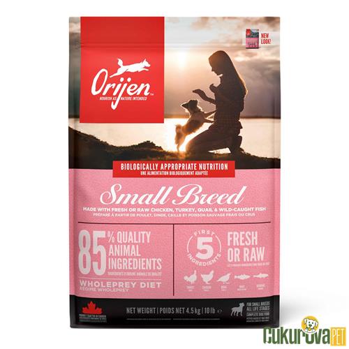 ORIJEN SMALL BREED KÜÇÜK IRK TAHILSIZ YAVRU VE YETİŞKİN KÖPEK MAMASI 4.5 KG