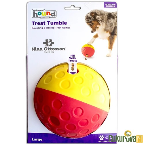 Ninna Ottosson Treat Tumble Ödül Hazneli Top Köpek Oyuncağı L / 13 Cm