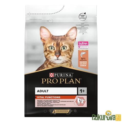 PRO PLAN SOMONLU VE PİRİNÇLİ YETİŞKİN KEDİ MAMASI 3 KG