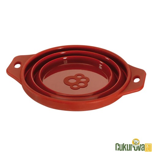 FERPLAST KEDİ & KÖPEK BOWL KATLANABİLİR SEYAHAT SU VE MAMA KABI 1 L