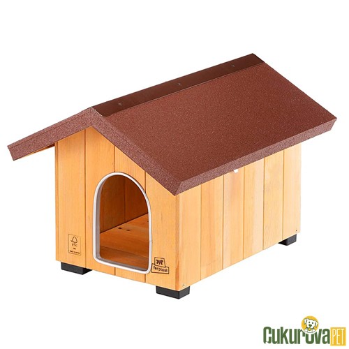 Ferplast Ahşap Domus Maxi Köpek Kulübesi̇ 127.5 x 113 x 109.5 Cm