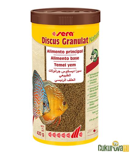 SERA BALIK YEM DISCUS GRANULAT NATURE TEMEL YEM 1000 ML 