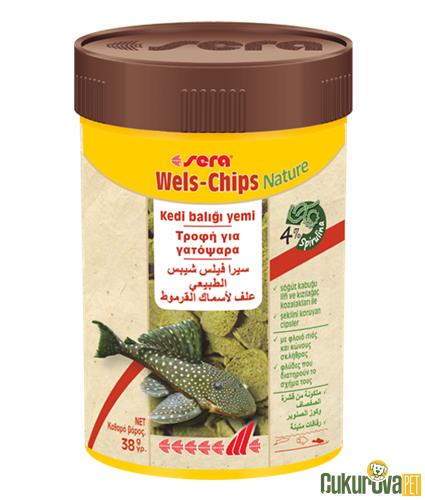 SERA BALIK YEM WELS - CHIPS NATURE KEDİ BALIĞI VE VATOZLAR İÇİN 100 ML 