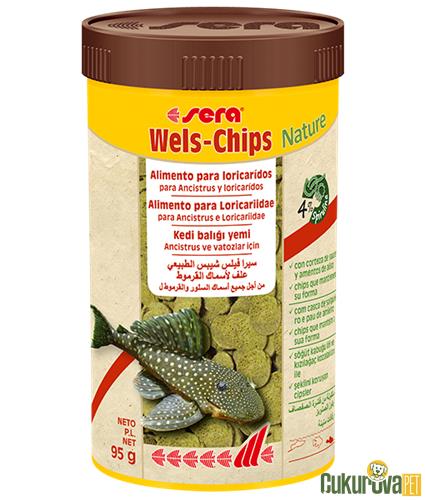 SERA BALIK YEM WELS - CHIPS NATURE KEDİ BALIĞI VE VATOZLAR İÇİN 250 ML 