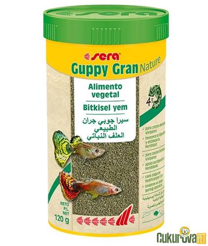 SERA BALIK YEM GUPPY GRAN NATURE BİTKİSEL YEM 250 ML 