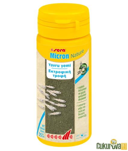 SERA BALIK YEM MICRON NATURE YAVRU YEMİ 50 ML 