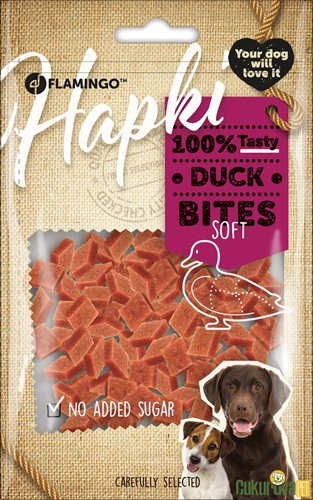 FLAMINGO ÖRDEKLİ YUMUŞAK KÖPEK ÖDÜL MAMASI 85 GR