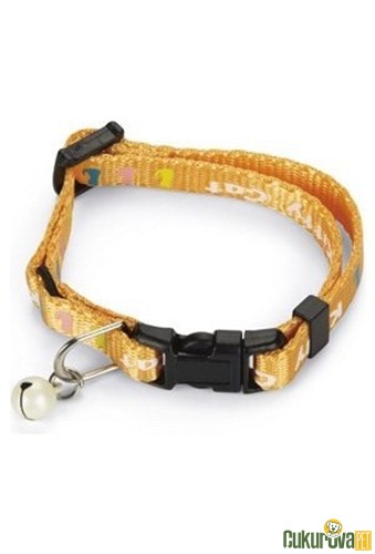 BEEZTEES YAVRU KEDİ BOYUN TASMASI TURUNCU 23 CM