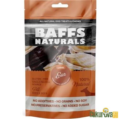 BAFFS NATURALS KUZU KULAĞI KÖPEK ÖDÜL MAMASI 100 GR